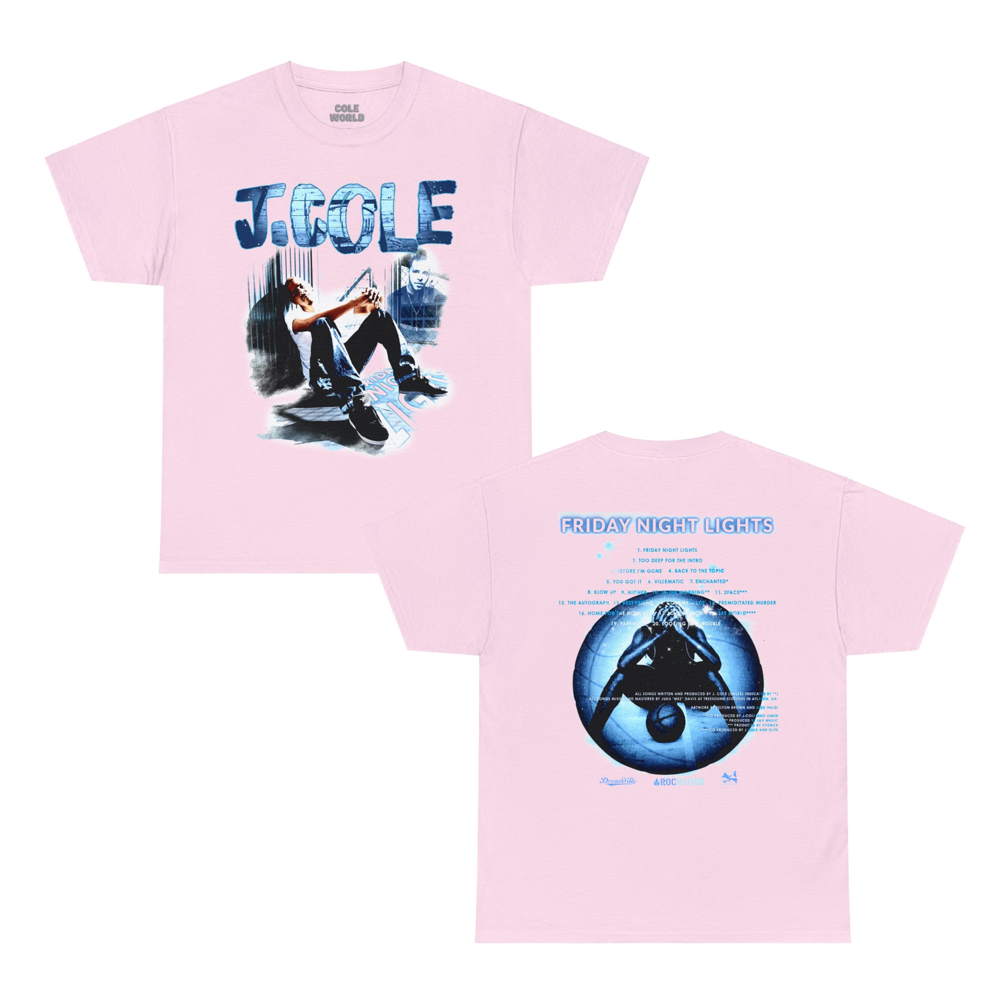 Friday Night Lights Album Merch | J Cole Online Exclusive T-shirt | 3 Colors - Heavy Cotton Quality