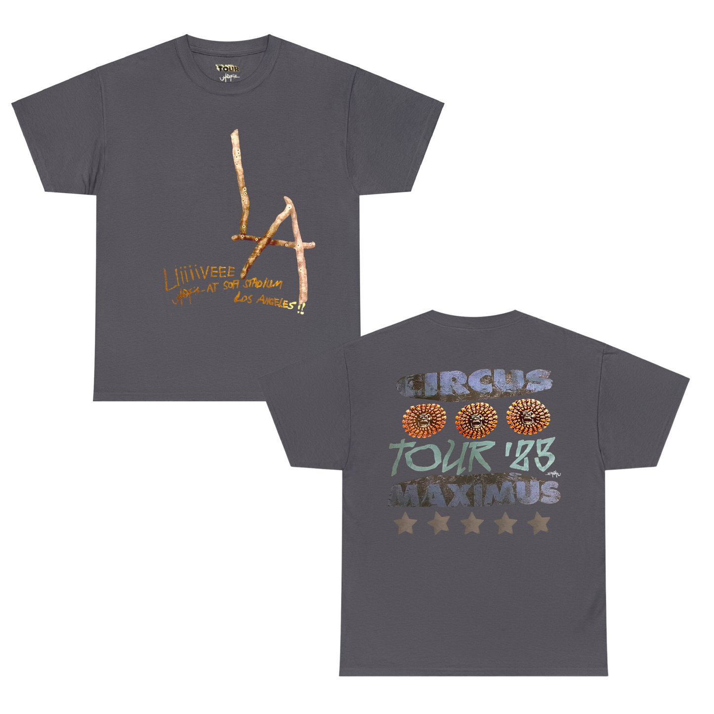 Circus Maximus Tour Merch | Los Angeles Sofi Stadium Exclusive T-shirt | 4 Colors - Heavy Cotton Quality