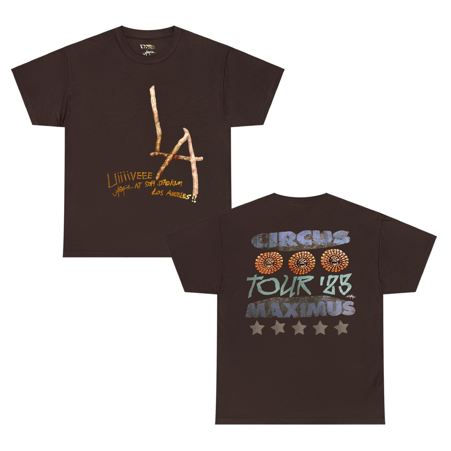 Circus Maximus Tour Merch | Los Angeles Sofi Stadium Exclusive T-shirt | 4 Colors - Heavy Cotton Quality