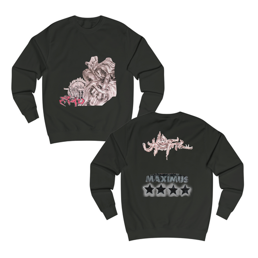 Circus Maximus Tour Merch | Long Sleeve Utopia Ghoul Heavyweight Crewneck Sweater | 4 Colors