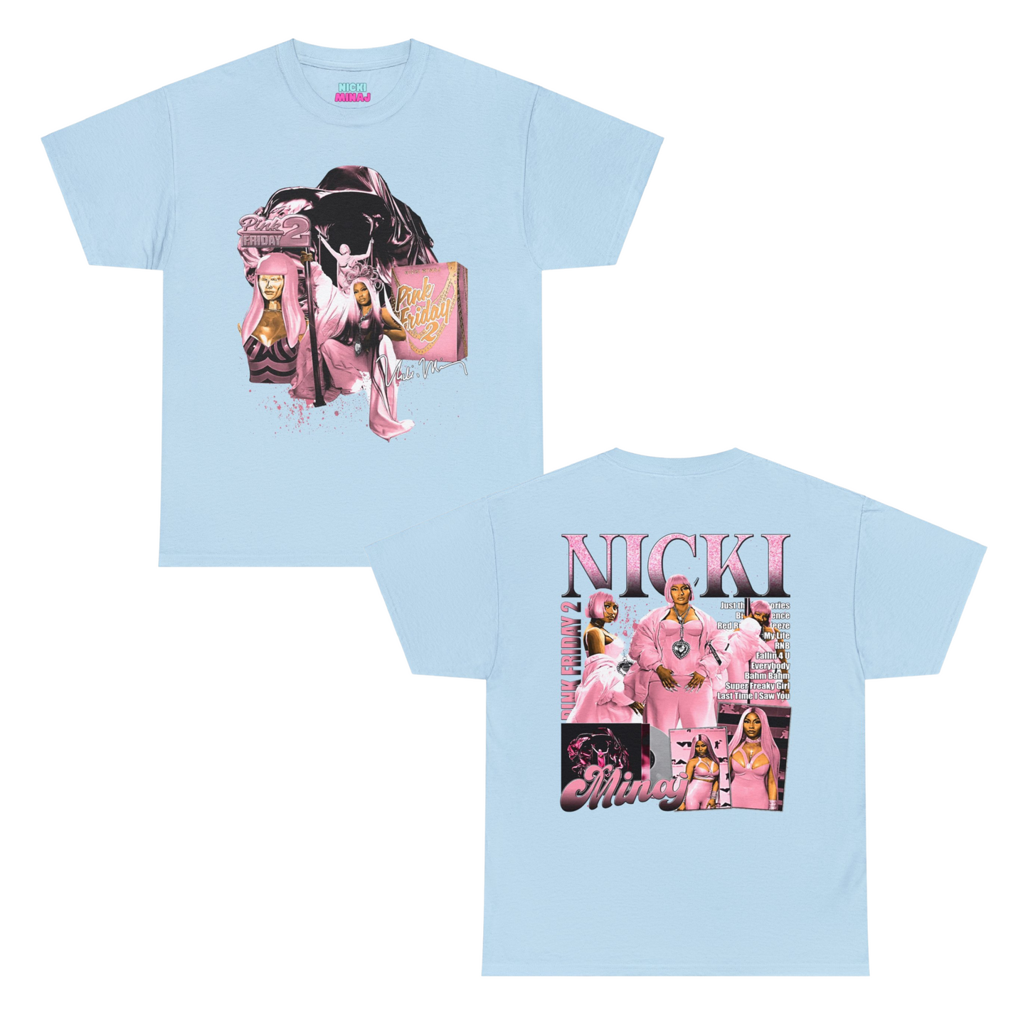 Pink Friday 2 Album Exclusive | Graphic T-shirt | 5 Colors - Heavy Cotton Quality