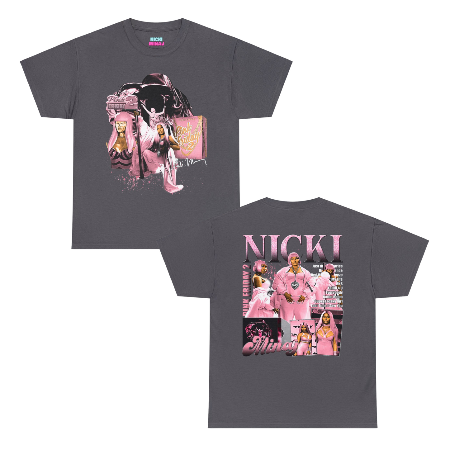 Pink Friday 2 Album Exclusive | Graphic T-shirt | 5 Colors - Heavy Cotton Quality