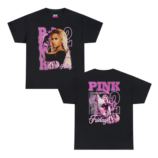 Pink Friday 2 Alternative Graphic Album T-shirt | 5 Colors - Heavy Cotton Quality