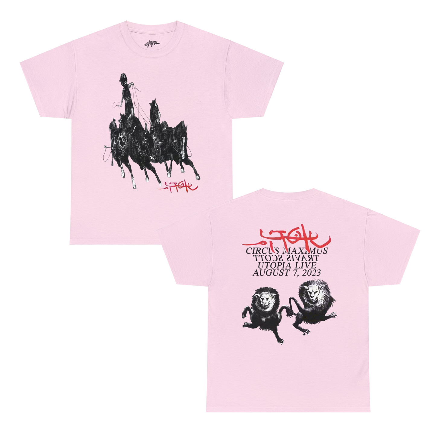 Utopia Merch | Rome, Italy August 7th, 2023 Exclusive T-shirt | 5 Colors - Heavy Cotton Quality