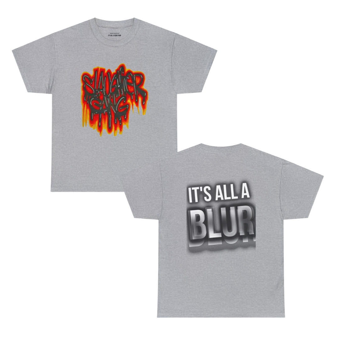 IAAB 2023-2024 Tour | Slaughter Gang It's All A Blur Tour T-Shirt - Heavy Cotton Quality | 6 Colors