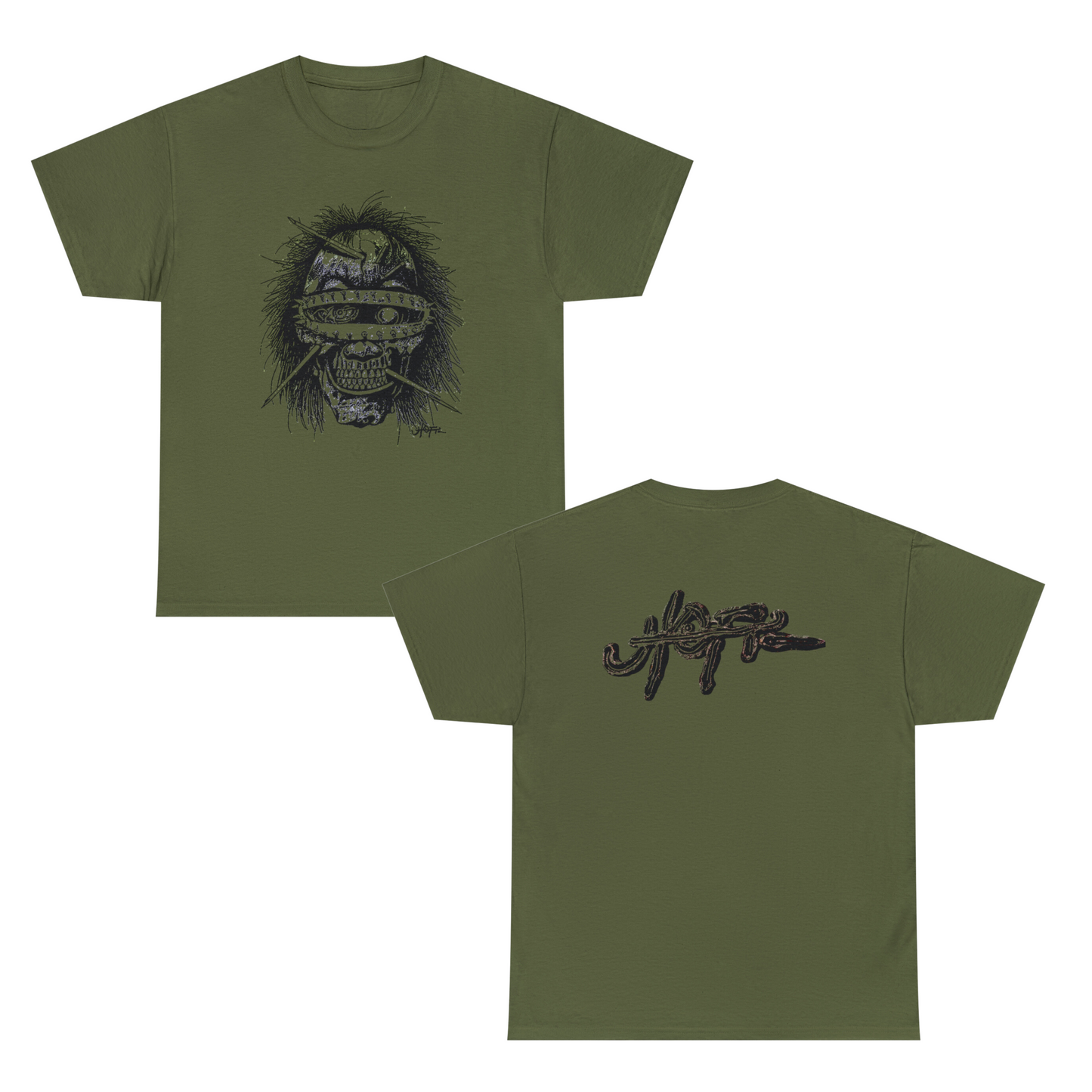 Utopia Merch | C4 Box Set Skull Head T-Shirt | Heavy Cotton Quality - 6 Colors