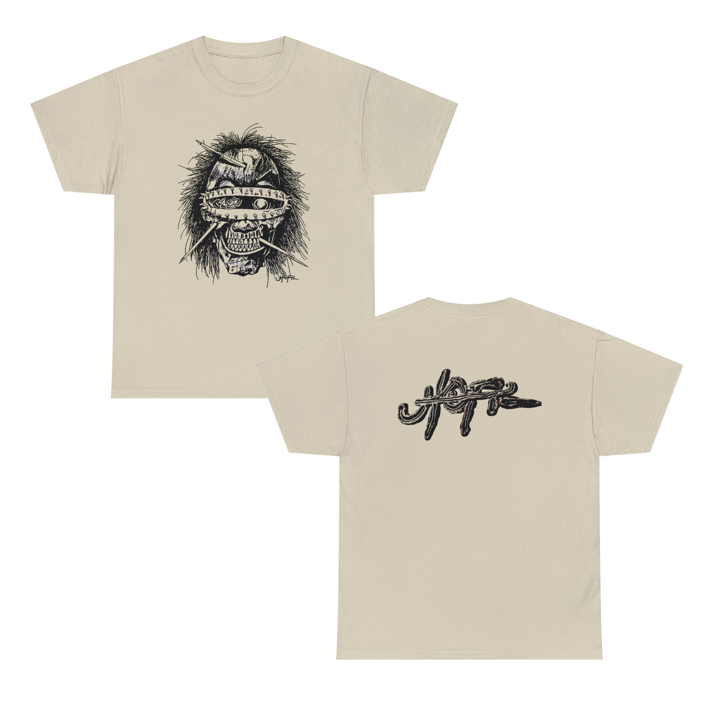 Utopia Merch | C4 Box Set Skull Head T-Shirt | Heavy Cotton Quality - 6 Colors