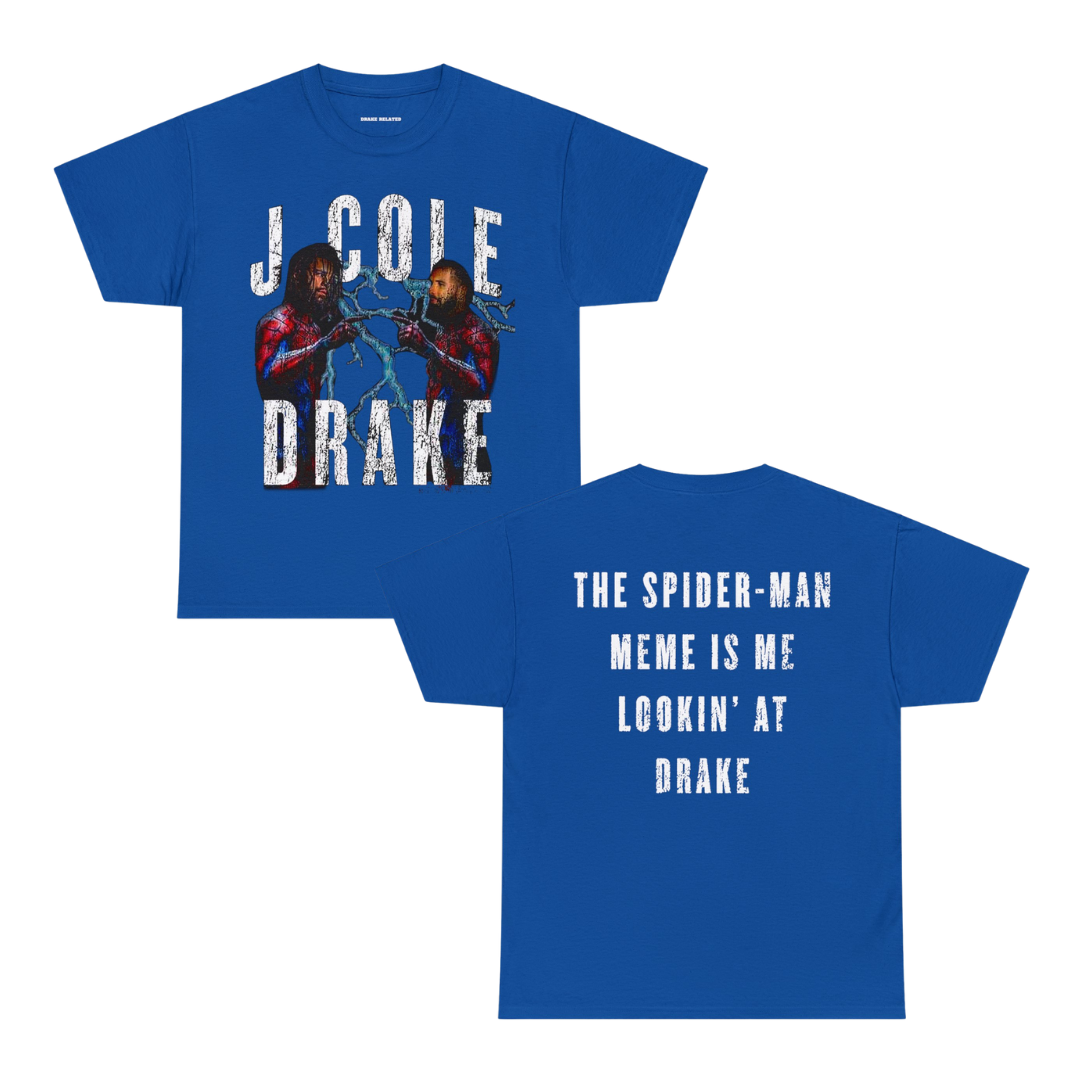 Big As The What Tour Exclusive | Drake & Cole Spider Meme T-shirt | 5 Colors - Heavy Cotton Quality