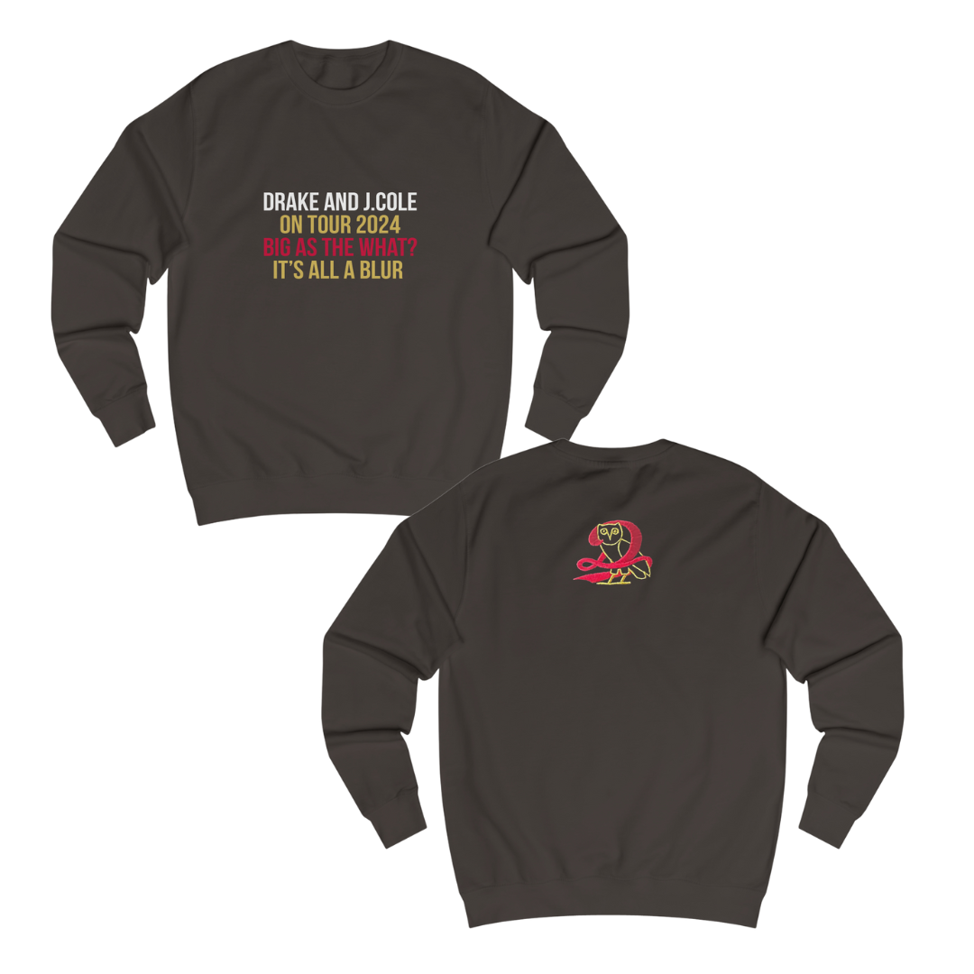 Big As The What Tour | Tour Name, Both Artists Crewneck | 3 Colors