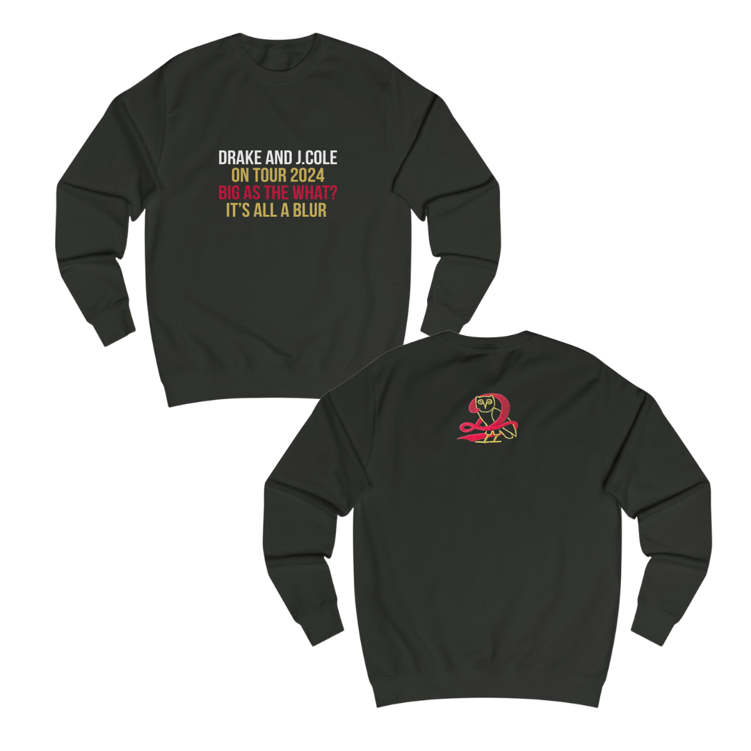 Big As The What Tour | Tour Name, Both Artists Crewneck | 3 Colors