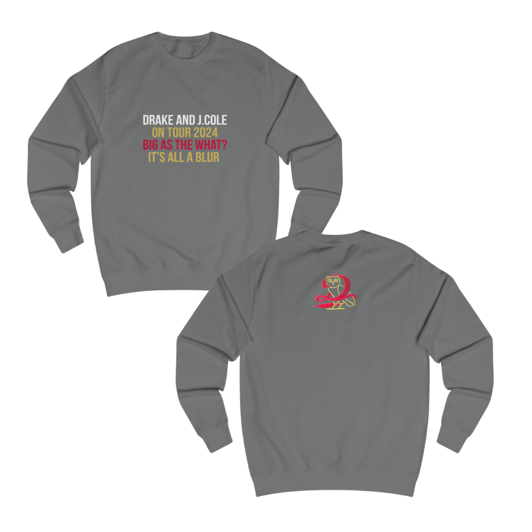 Big As The What Tour | Tour Name, Both Artists Crewneck | 3 Colors