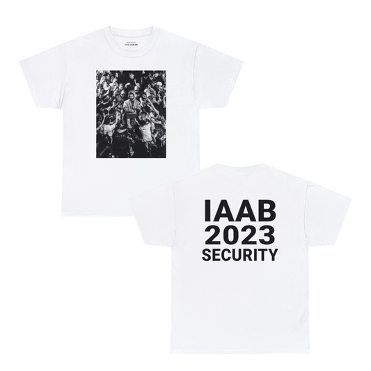 IAAB 2023-2024 Tour | Crowd Picture Exclusive Shirt w/ Security Back - Heavy Cotton Quality | 7 Colors